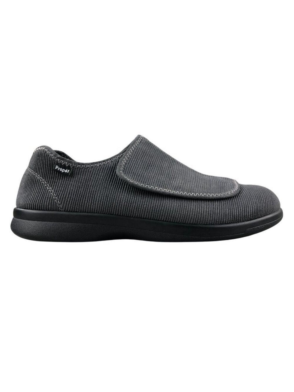 Propet Men's Size 12 X(3E) Cush 'N Foot Grey Orthopedic Diabetic Edema Shoes